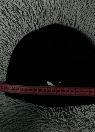 Зимняя черная шапка  puma сос. 100% пан 2932310 фото