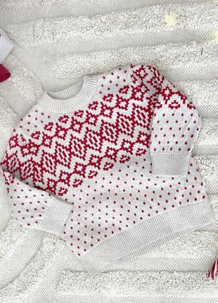 Різдвяний светр новорічний одяг дитячий3 фото