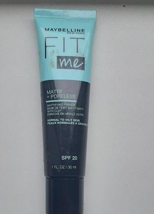 Maybelline fit me праймер с матирующим эффектом