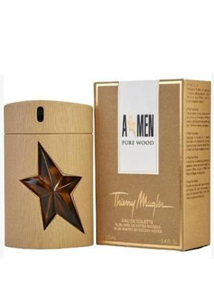 Парфюм мужской "therry mugler a*men pure wood" 100ml терри муглер мен пурпур уд