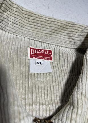 Винтажная вельветовая куртка овершот diesel5 фото