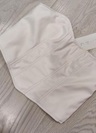 Корсет топ экокожа