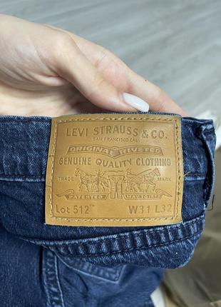 Мужские джинсы levi’s 512 slim taper1 фото