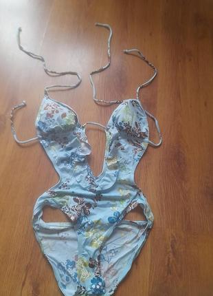 Купальник сдельный, винтаж. рxs/s.