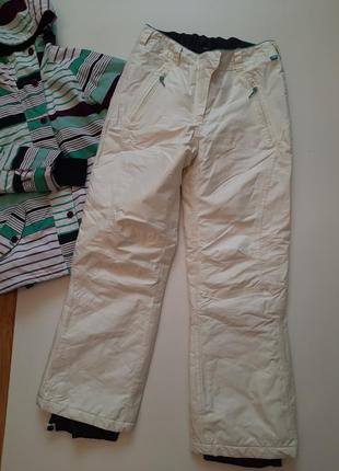 Стильные брендовые лыжные брюки, размер 36/38, s/m1 фото