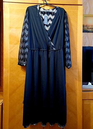 Брендова нова розкішна святкова сукня на запах р .22/50 від principles8 фото