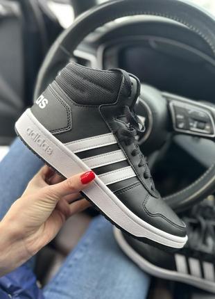 Кроссовки мужские ботинки adidas hoops 2.0 mid bb72071 фото