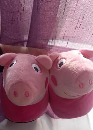 Тапки/тапочки свинка пеппа