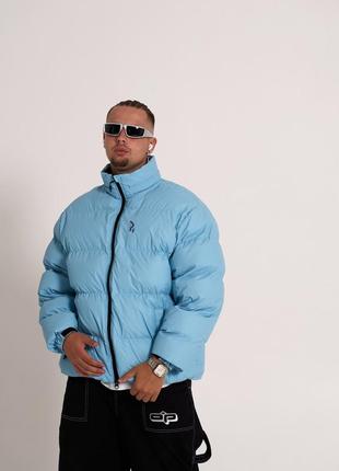 Зимняя мужская куртка ogonpushka homie 3.0 голубая