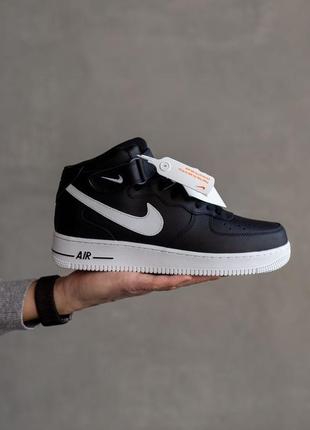 Чоловічі кросівки зимові nike air force 1 high winter 41-46 флис!