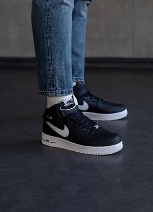 Мужские кроссовки зимние nike air force 1 high winter 41-46 флис!2 фото