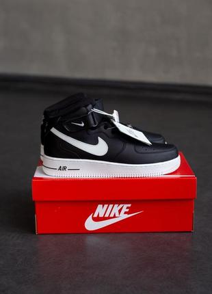 Мужские кроссовки зимние nike air force 1 high winter 41-46 флис!3 фото