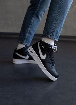 Мужские кроссовки зимние nike air force 1 high winter 41-46 флис!7 фото