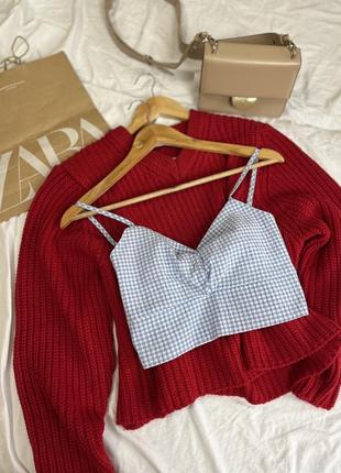Топ в клетку от primark