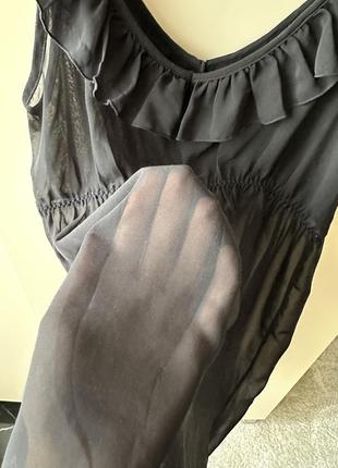 Прозрачное черное платье h&m4 фото