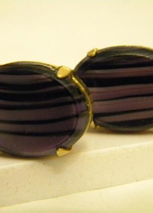 Красивые старинные серьги бижутерия № 17052 фото