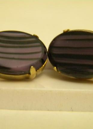 Красивые старинные серьги бижутерия № 17056 фото