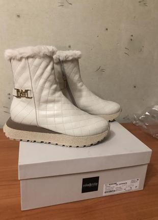 Кожаные ботинки nila&amp;nila итальялия, зима, 37 размер1 фото