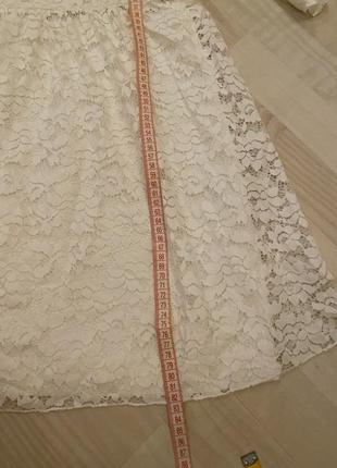 Сукня біла гепюр5 фото
