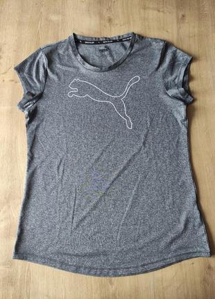 Фірмова жіноча спортивна футболка puma, m.