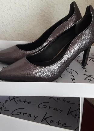 Кожанные фирменные туфли  kate gray 37рр5 фото