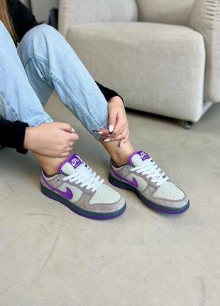 Зимние кроссовки унисекс nike sb dunk low fur 36-46 мэх!1 фото