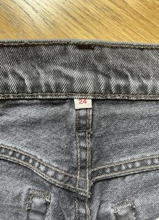 Серые джинсы штаны xs xxs 24 25 levi’s levis zara pull bear4 фото