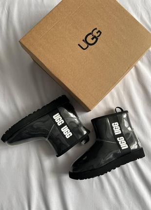 Уггі угги уги угі ugg classic clear mini balck5 фото