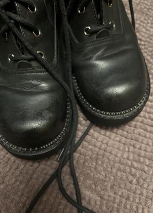 Кожаные ботинки chloe2 фото