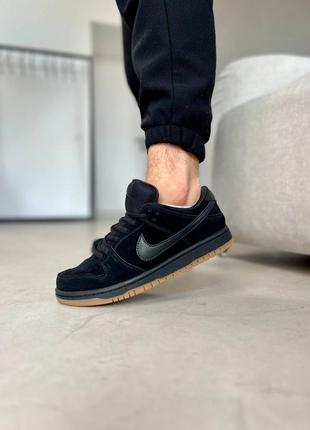 Кроссовки зимние унисекс nike sb dunk low fur 36-46 мэх!