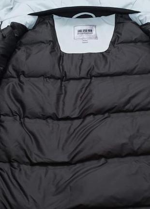 Мужская куртка-пуховик bosideng, бело-серого цвета.