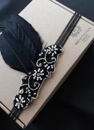 Повязка гетсби ручная работа3 фото