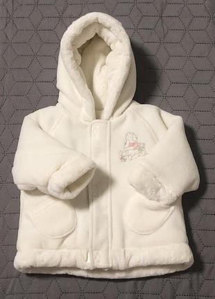 Тепла флісова курточка george, 3-6м