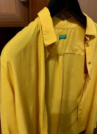 Рубашка, блузка от united colours of benetton.5 фото