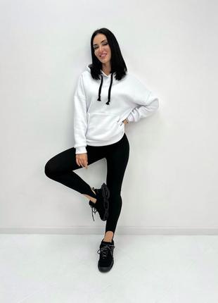 Женский теплый худи с капюшоном "basic" 4