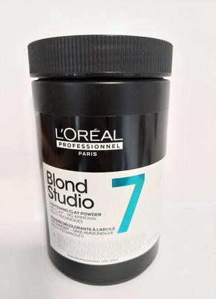 L'oreal professionnel blond studio 7 знебарвлювальна пудра.