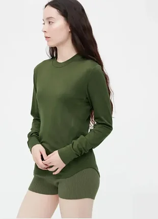 Термолонгслив uniqlo heattech из коллаборации с mame kurogouchi3 фото