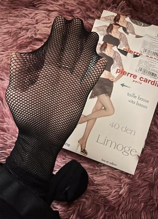 Колготки в мел сеточку pierre cardin 40 den