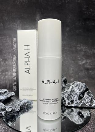 Відновлювальна есенція для обличчя alpha-h generation glow daily resurfacing essence