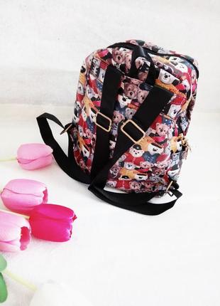 Новый рюкзак ,городской ,принт мишки ,разноцветный3 фото