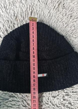 Зимова шапка marhatter з закотом шерсть 50% акрил 50% 293871 фото