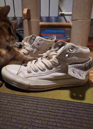 Кожаные кеды converse6 фото