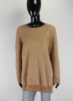 Стильний фірмовий светр туніка мохер вовна в стилі sandro maje massimo1 фото