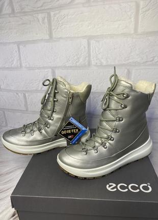 Зимові, підліткові, шкіряні черевики ecco solice k з gore-tex zk3934, 78078360200, оригінал - 37р, 39р, 40р