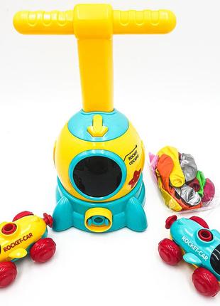 Машинка з кульками повітряні перегони hx1810-1 екологічний абс пластик, 5.5х5х8.5 см, від 3 років, дитячі іграшки