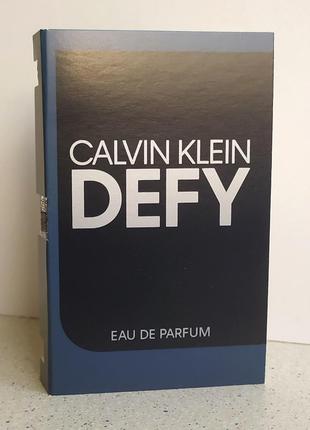 Calvin klein defy парфумована вода оригінал пробник 1,2 мл