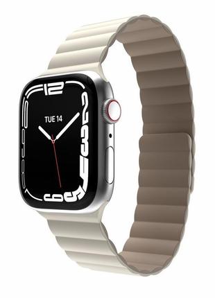 Ремінець switcheasy skin для apple watch 38/40/41mm starlight1 фото