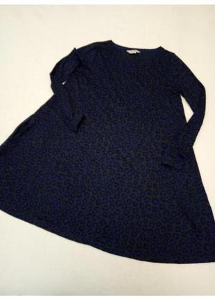 Платье туника свободного кроя с карманами5 фото
