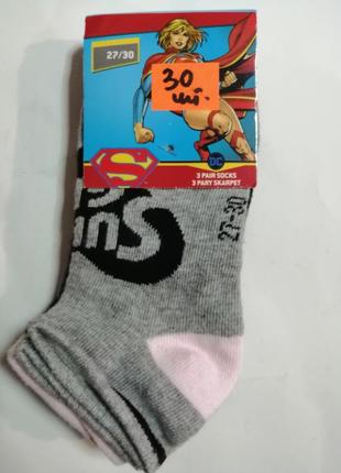 Шкарпетки для дівчинки короткі р. 27-30