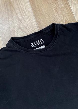 Чорна футболка базова matalan acw854 фото